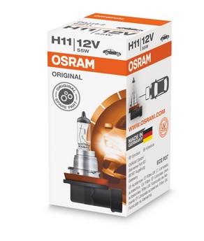 Vásároljon Ön is Osram H11 55 W ORIGINAL izzó autóalkatrész